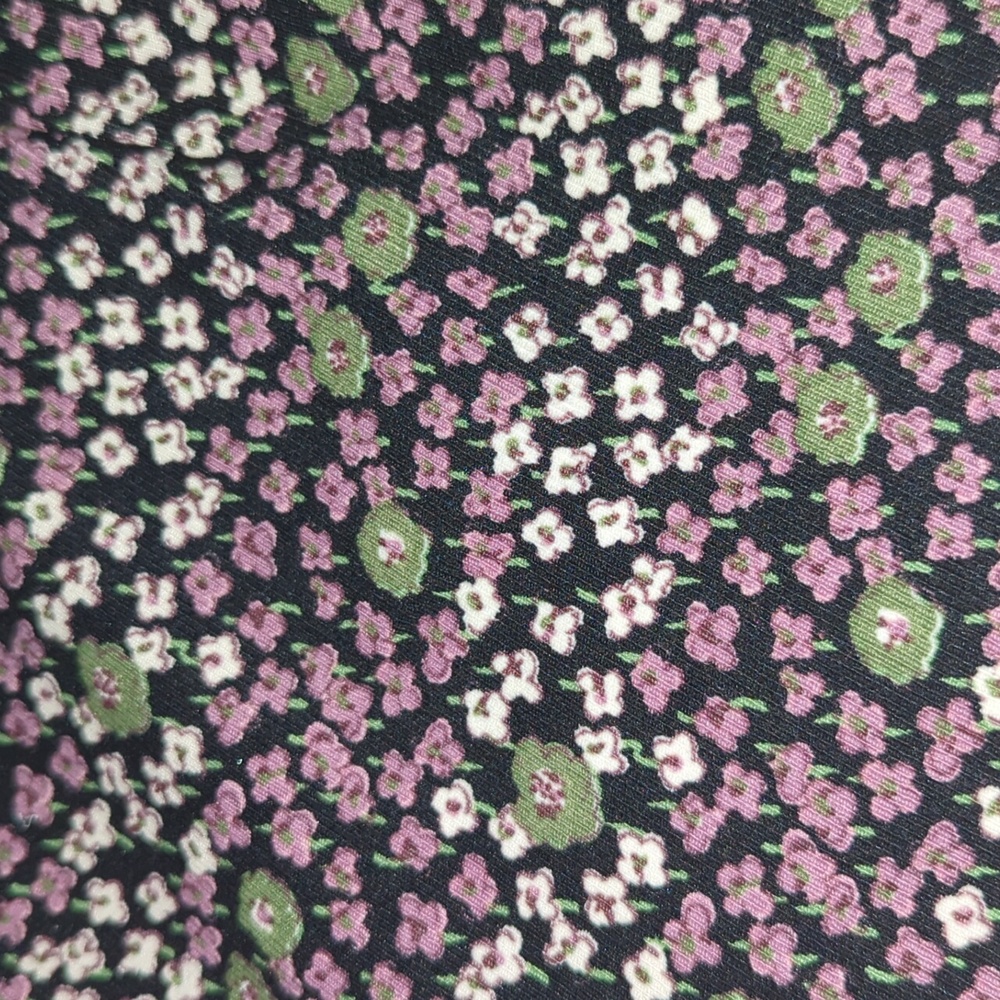GLAMOROUS CURVE Floral Mini A-Line Skirt with Scalloped Hem 20 NWT - Picture 7 of 12